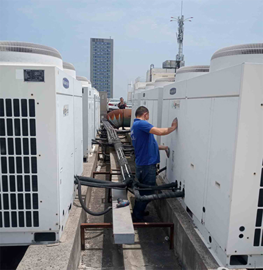 琼山中央空调制热和不制冷系统维修方法